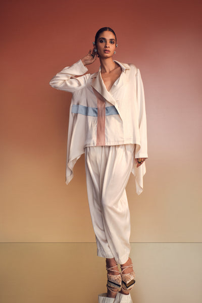 AKOK Top And Trouser indian designer wear online shopping melange singapore