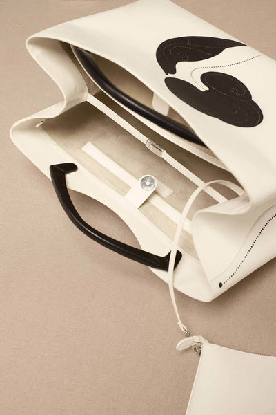 AMPM Dilbandi Tote Bag Ivory indian designer wear online shopping melange singapore