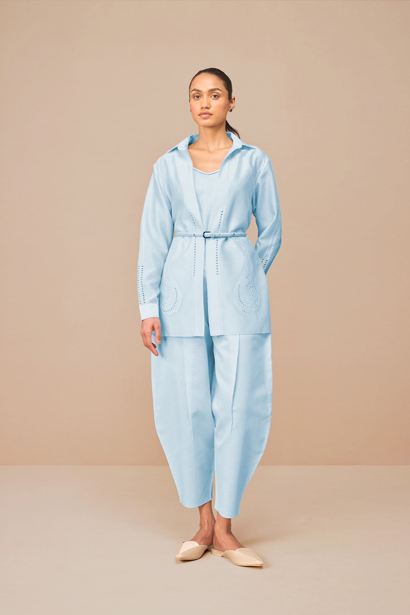 AMPM Elea Shirt Set Indian designer wear online shopping melange singapore

