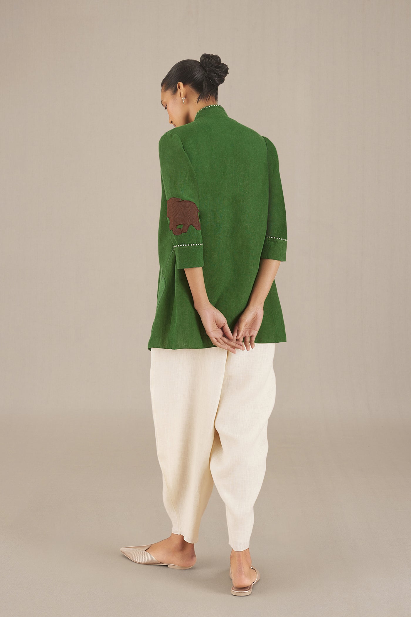 AMPM Firuzeh Jacket Set indian designer wear online shopping melange singapore