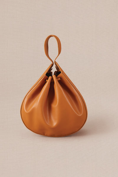 AMPM Haya Bucket Bag Tan indian designer wear online shopping melange singapore