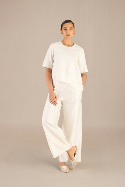 AMPM Lea Top Set Ivory indian designer wear online shopping melange singapore