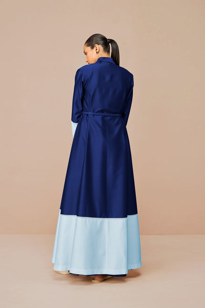 AMPM Mirdea Jacket Set Indigo Indian designer wear online shopping melange singapore