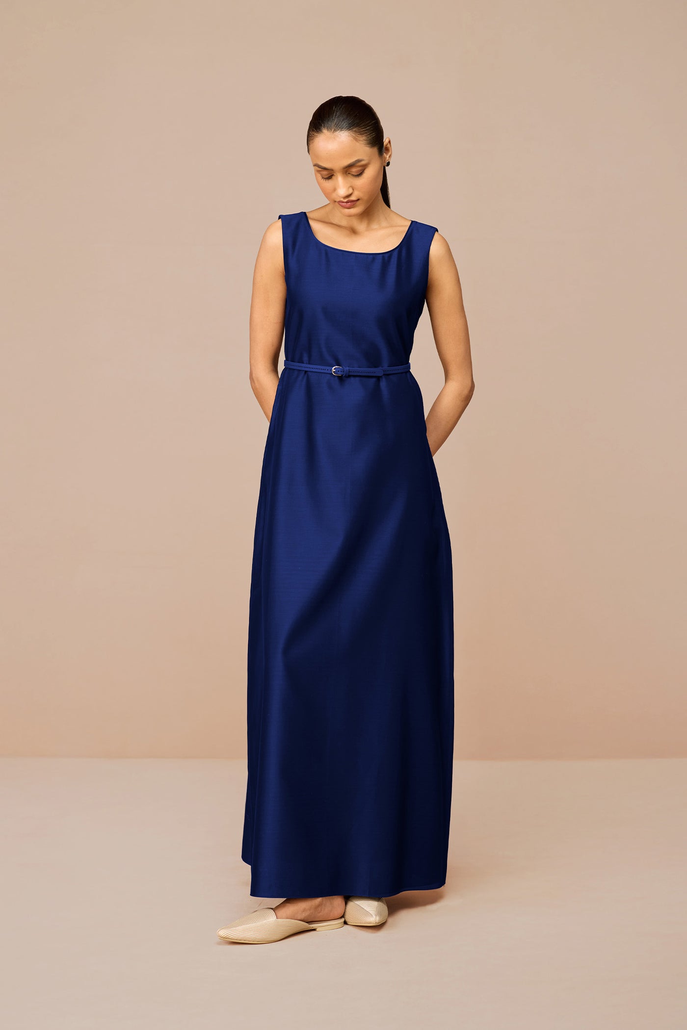 AMPM Mirdea Jacket Set Indigo Indian designer wear online shopping melange singapore
