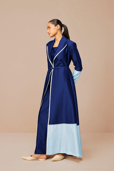 AMPM Mirdea Jacket Set Indigo Indian designer wear online shopping melange singapore