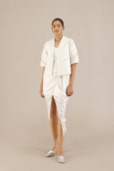 AMPM Qadira Jacket Set indian designer wear online shopping melange singapore