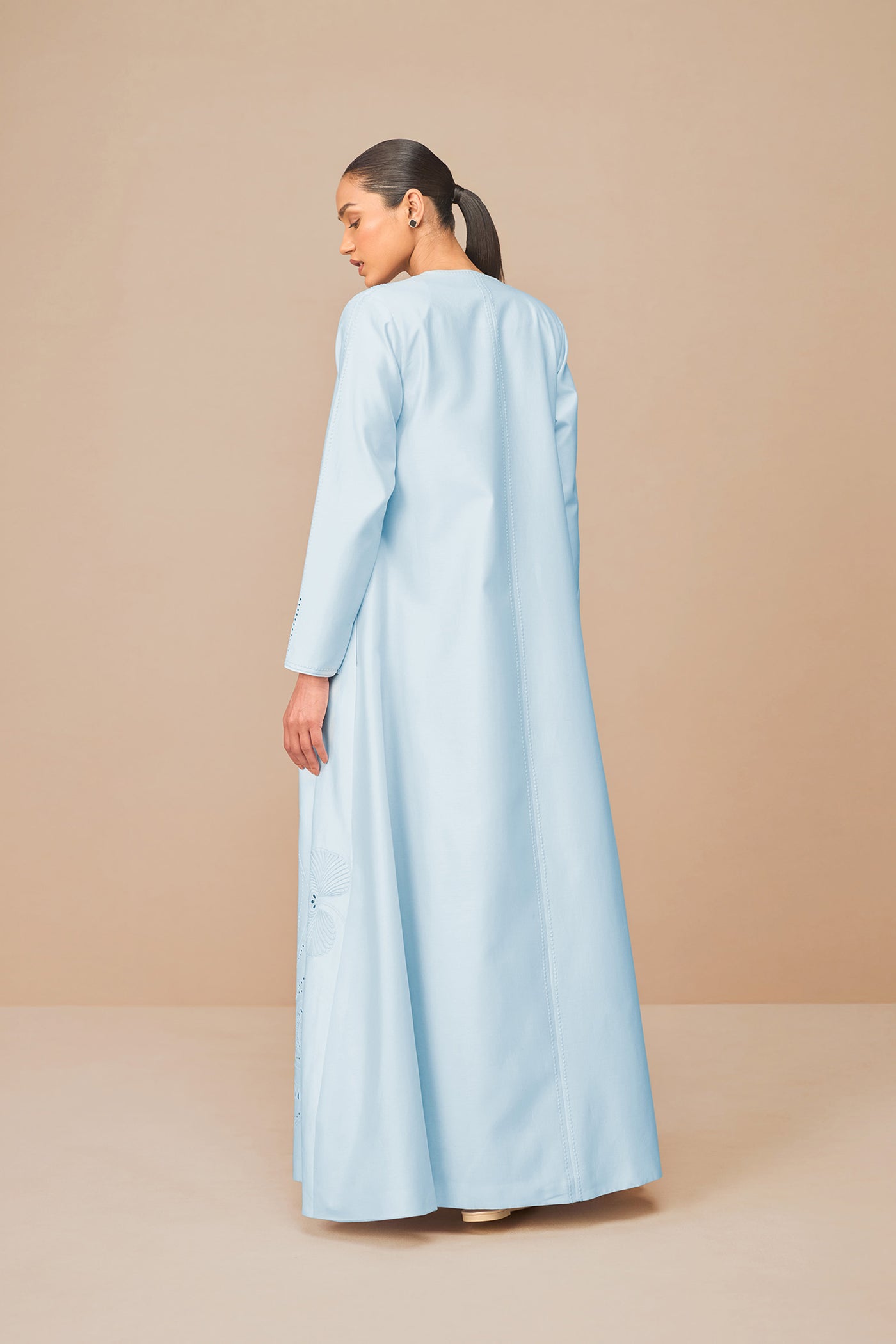 AMPM Raysa Jacket Set Ice Blue Indian designer wear online shopping melange singapore
