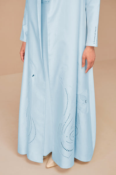 AMPM Raysa Jacket Set Ice Blue Indian designer wear online shopping melange singapore
