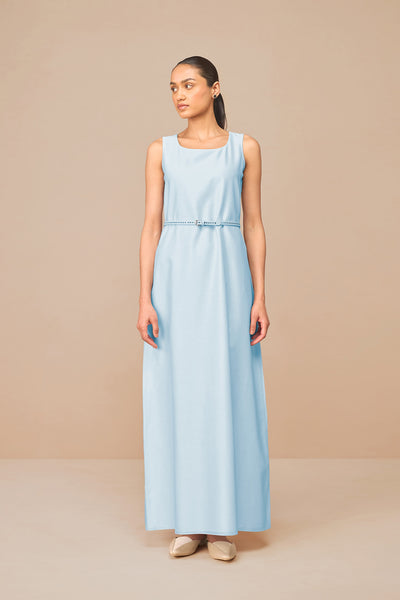 AMPM Raysa Jacket Set Ice Blue Indian designer wear online shopping melange singapore
