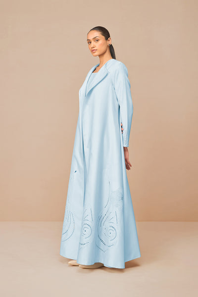 AMPM Raysa Jacket Set Ice Blue Indian designer wear online shopping melange singapore
