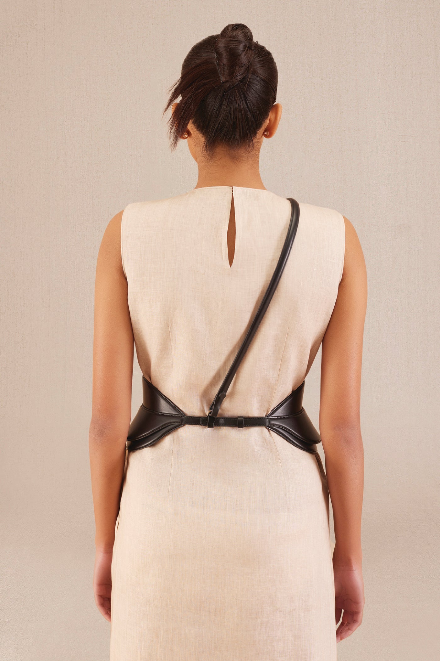 AMPM Riana Belt Black indian designer wear online shopping melange singapore
