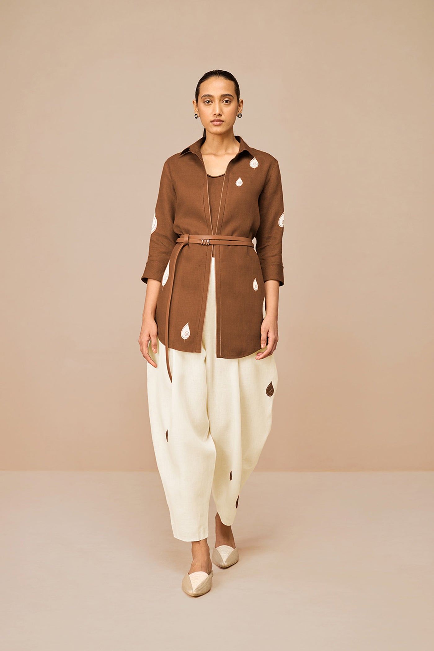 AMPM Solene Shirt Set Indian designer wear online shopping melange singapore
