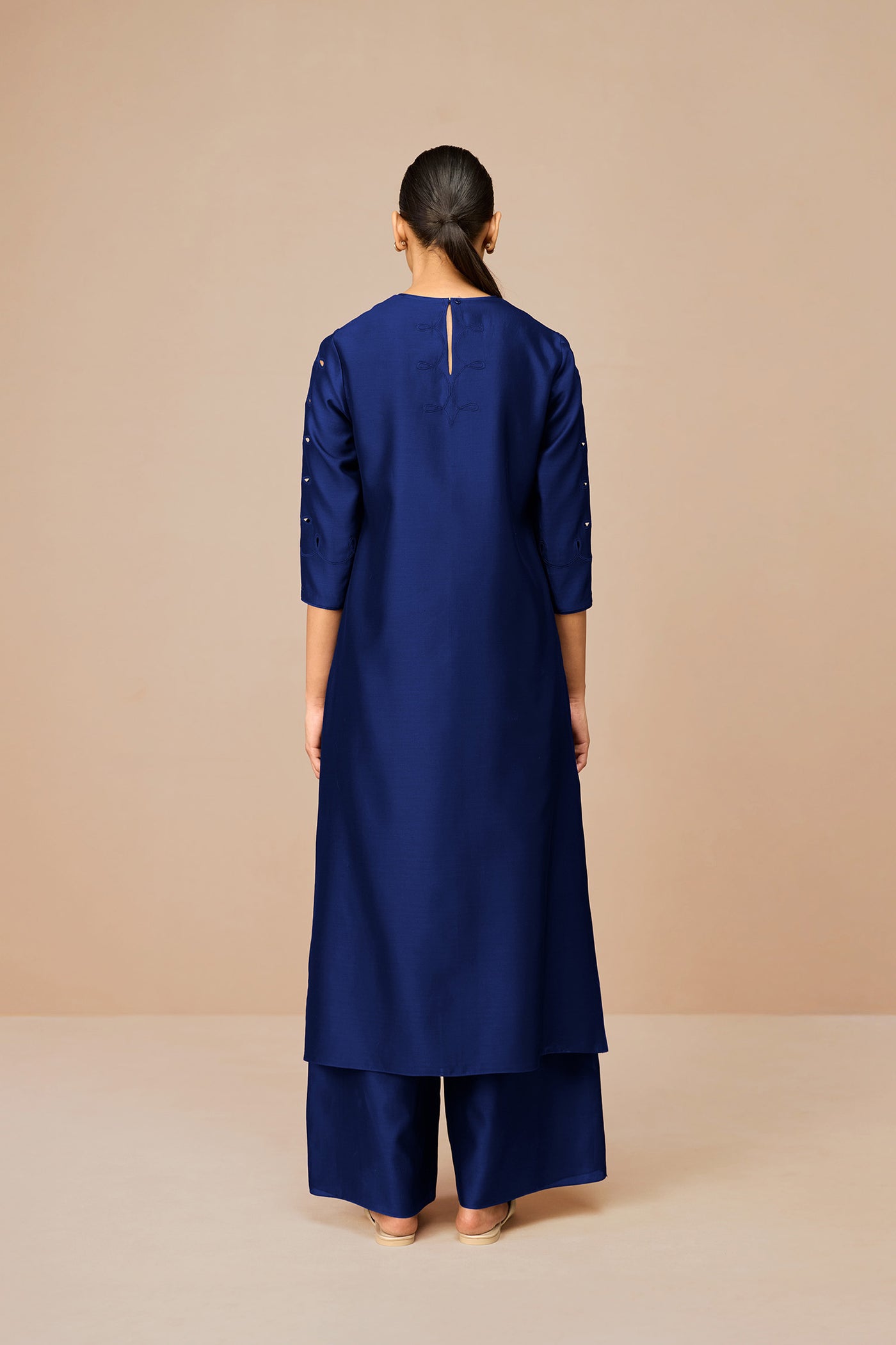 AMPM Svara Kurta Set Indigo Indian designer wear online shopping melange singapore