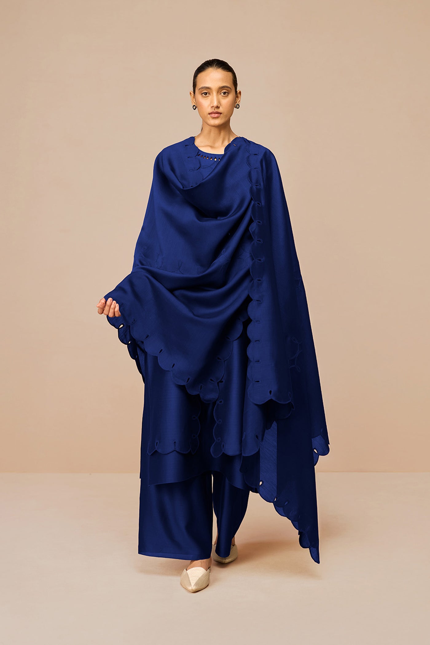 AMPM Svara Kurta Set Indigo Indian designer wear online shopping melange singapore