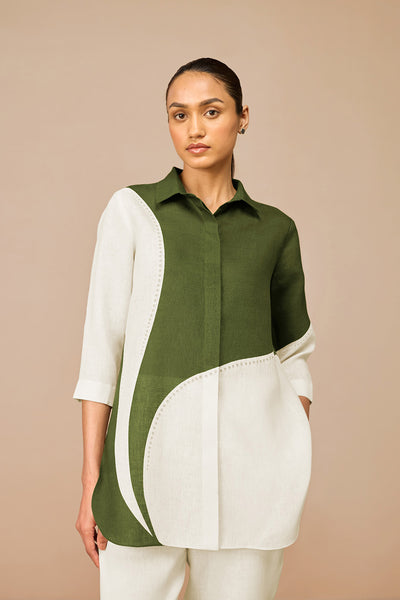 AMPM Zelda Shirt Indian designer wear online shopping melange singapore