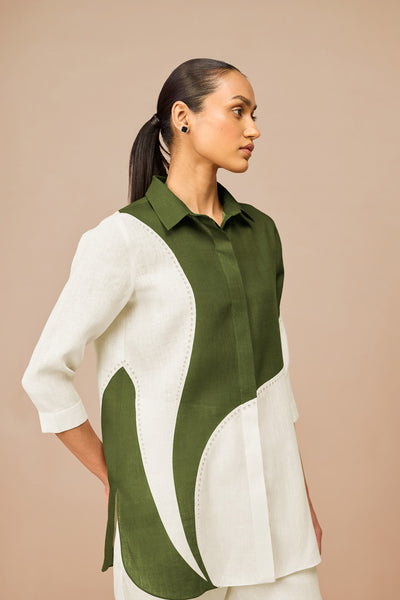 AMPM Zelda Shirt Indian designer wear online shopping melange singapore