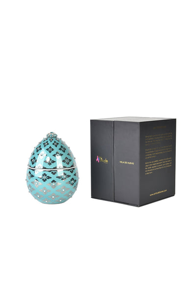 Vela De Huevo-Aqua 13cm
