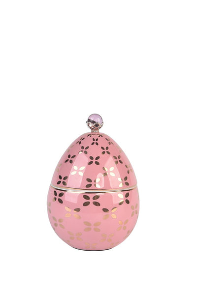 Vela De Huevo-Rosa 13cm