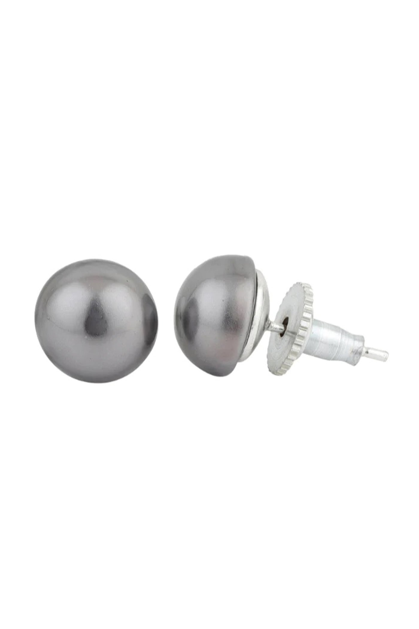 Anaash 10mm Studs Dark Silver indian designer wear online shopping melange singapore