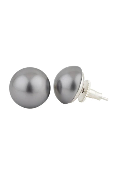 Anaash 14mm Studs Dark Silver indian designer wear online shopping melange singapore