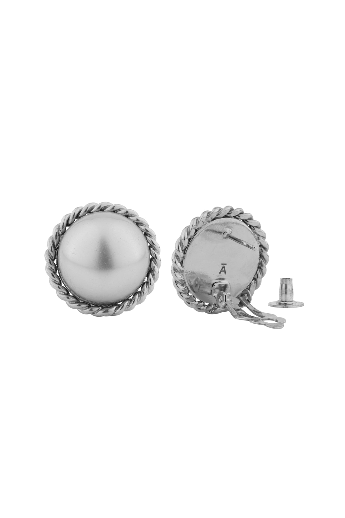 Anaash 20mm Senora Studs Chrome indian designer wear online shopping melange singapore
