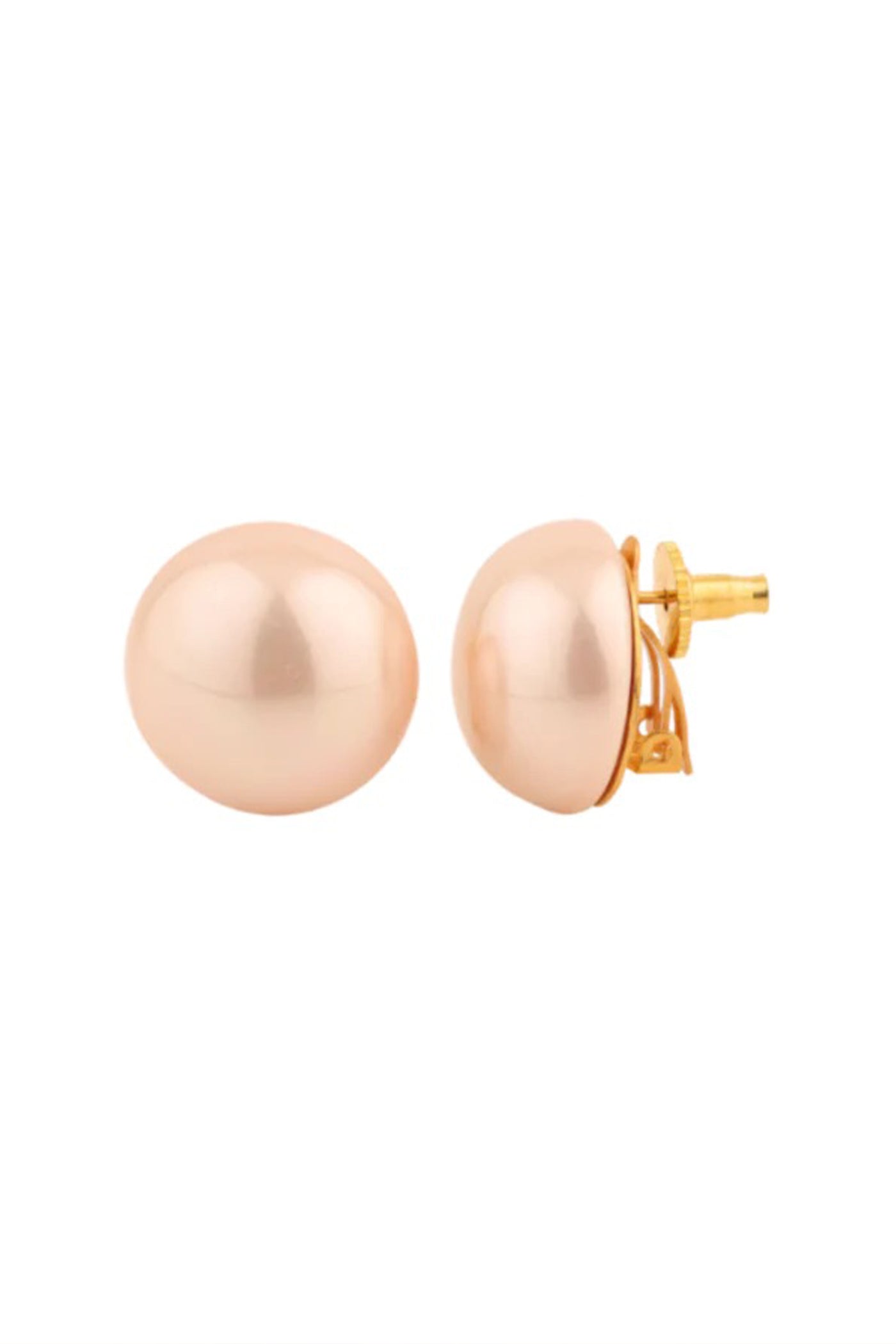 Anaash 20mm Studs Peach indian designer wear online shopping melange singapore