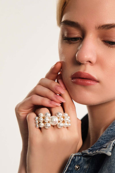 Anaash Bubble Ring indian designer wear online shopping melange singapore 
