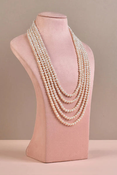Anaash Classic Layered Pearl Necklace indian designer wear online shopping melange singapore
