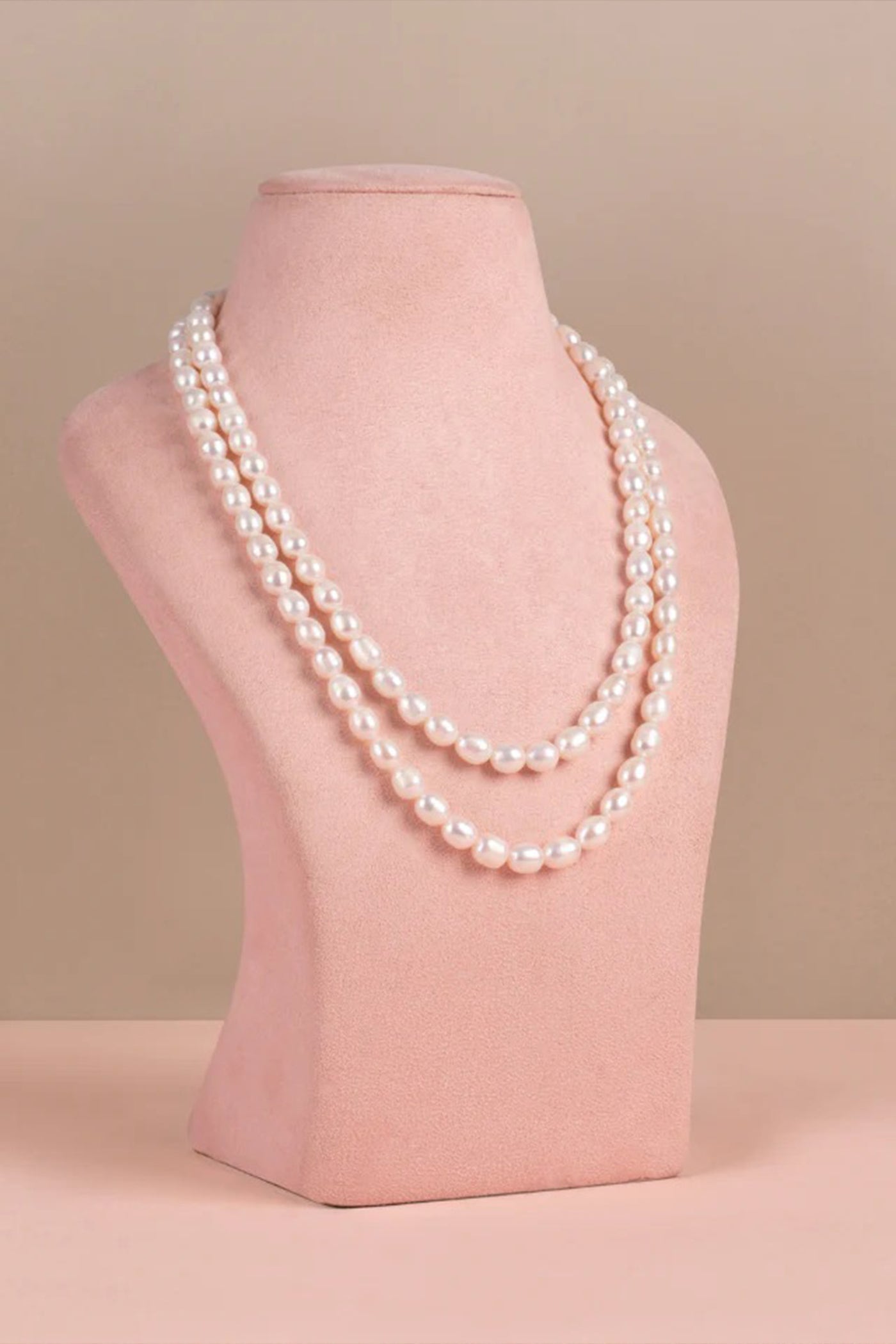 Anaash Double Layered Rice Pearls indian designer wear online shopping melange singapore
