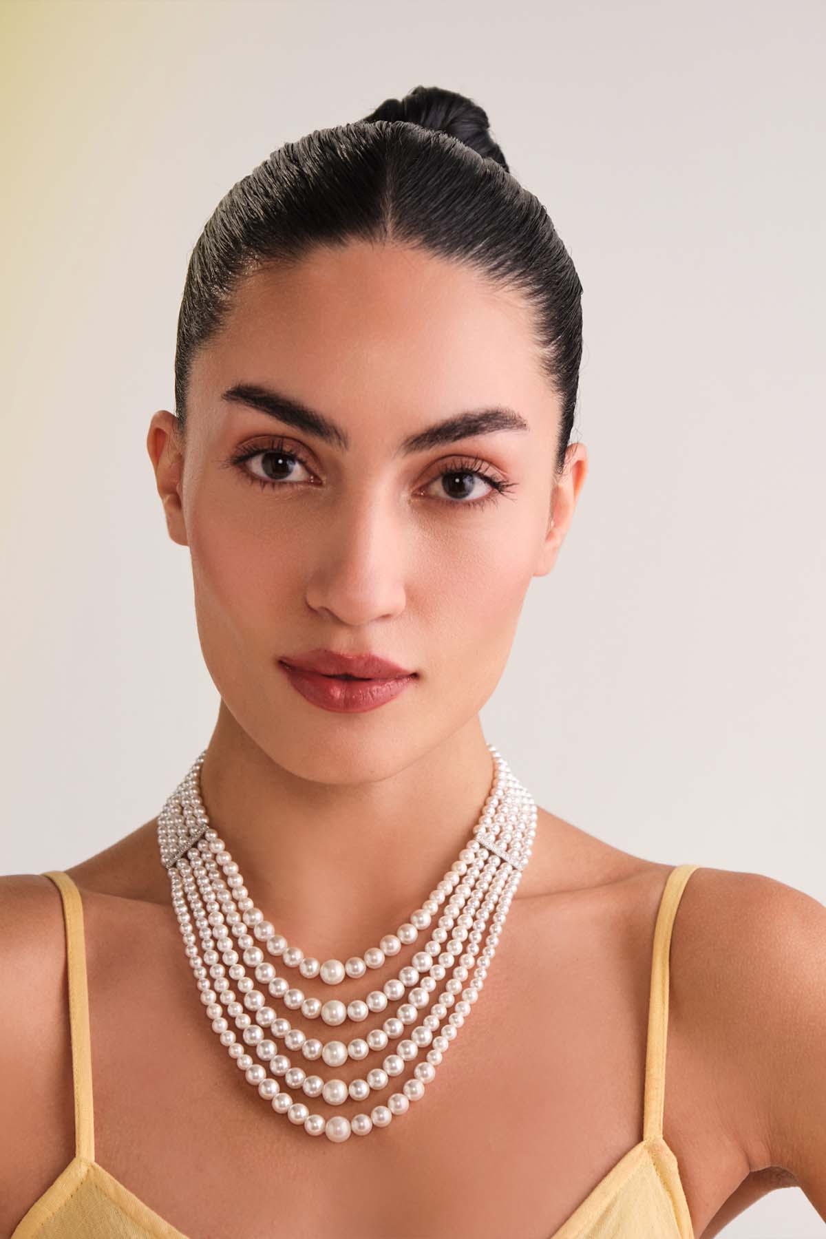 Anaash Victorian Pearl Necklace indian designer wear online shopping melange singapore 