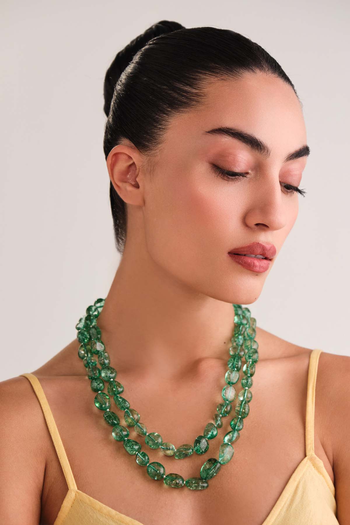 Anaash Emerald Green Tumbles indian designer wear online shopping melange singapore 