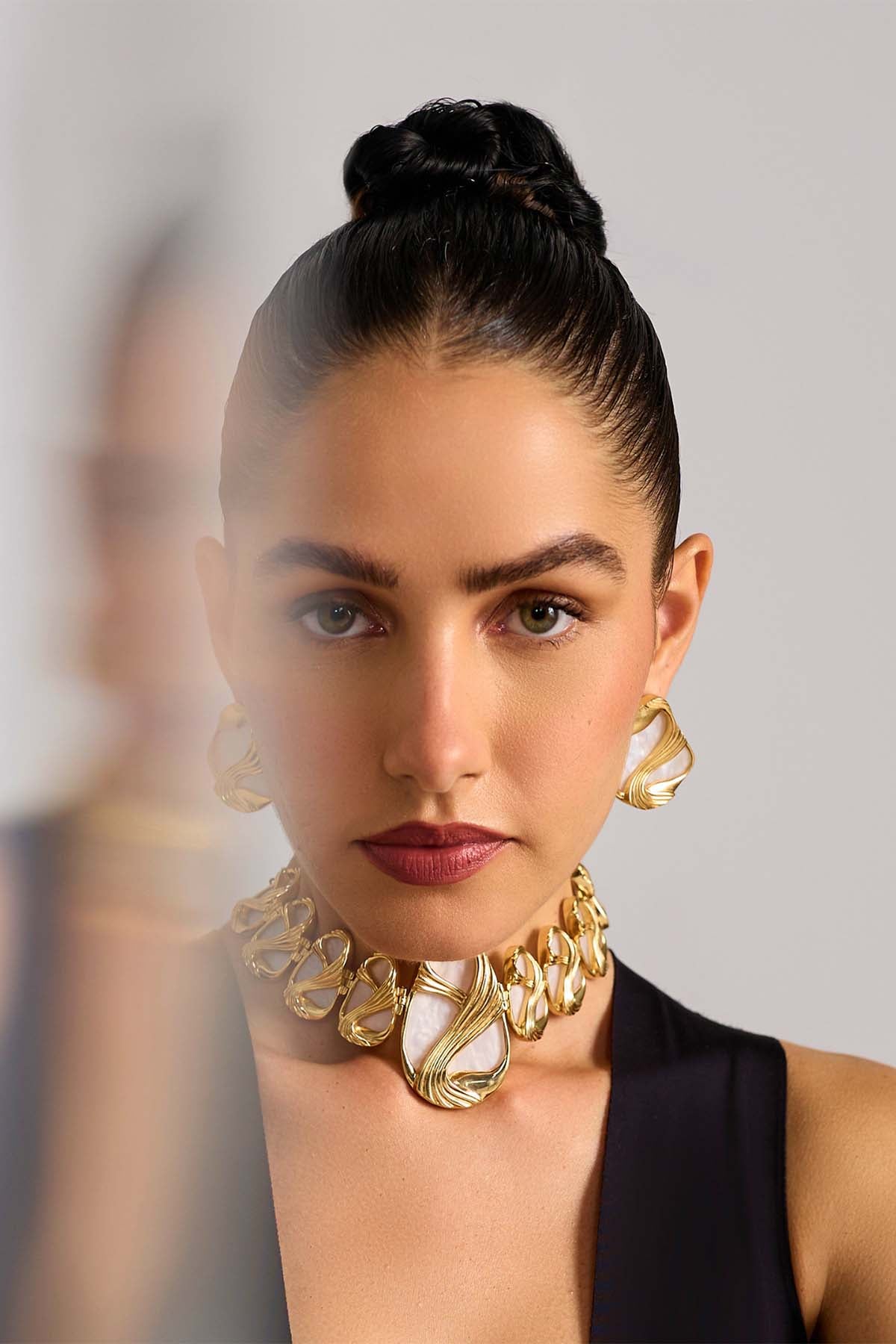 Anaash Luno Choker indian designer wear online shopping melange singapore 