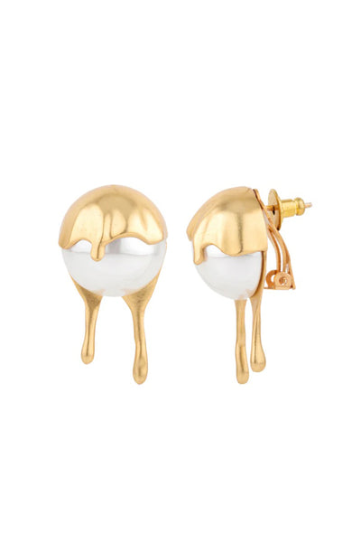 Anaash Melting Studs Golden indian designer wear online shopping melange singapore