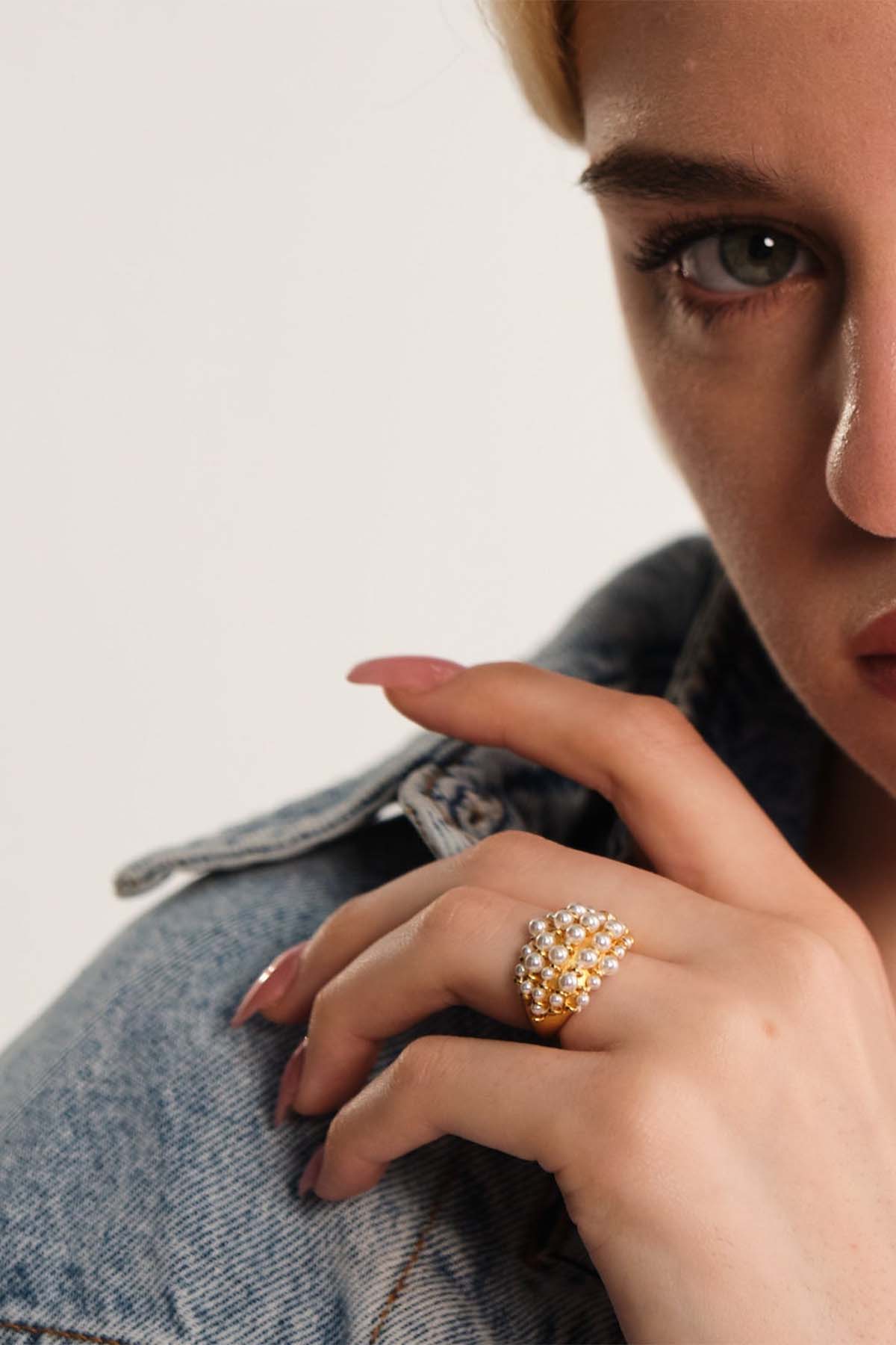 Anaash Mini Cluster Ring indian designer wear online shopping melange singapore 