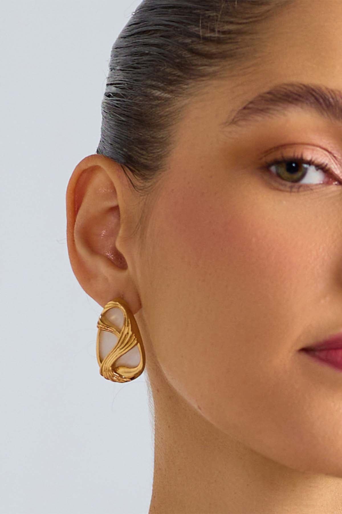 Anaash Mini Luno Studs indian designer wear online shopping melange singapore 
