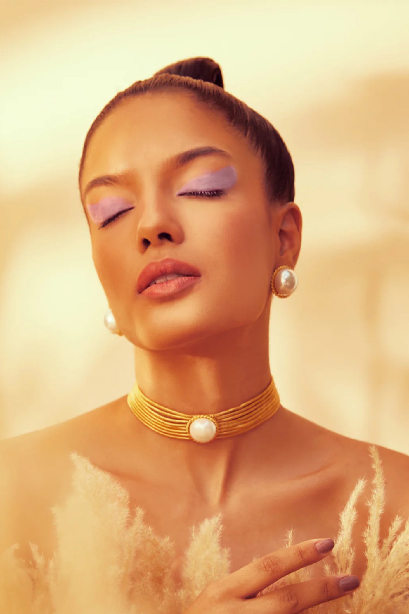 Anaash Senora Chained Choker indian designer wear online shopping melange singapore