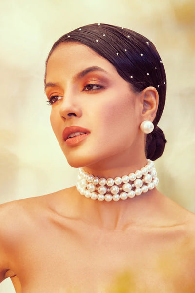 Anaash Swarovski Choker indian designer wear online shopping melange singapore