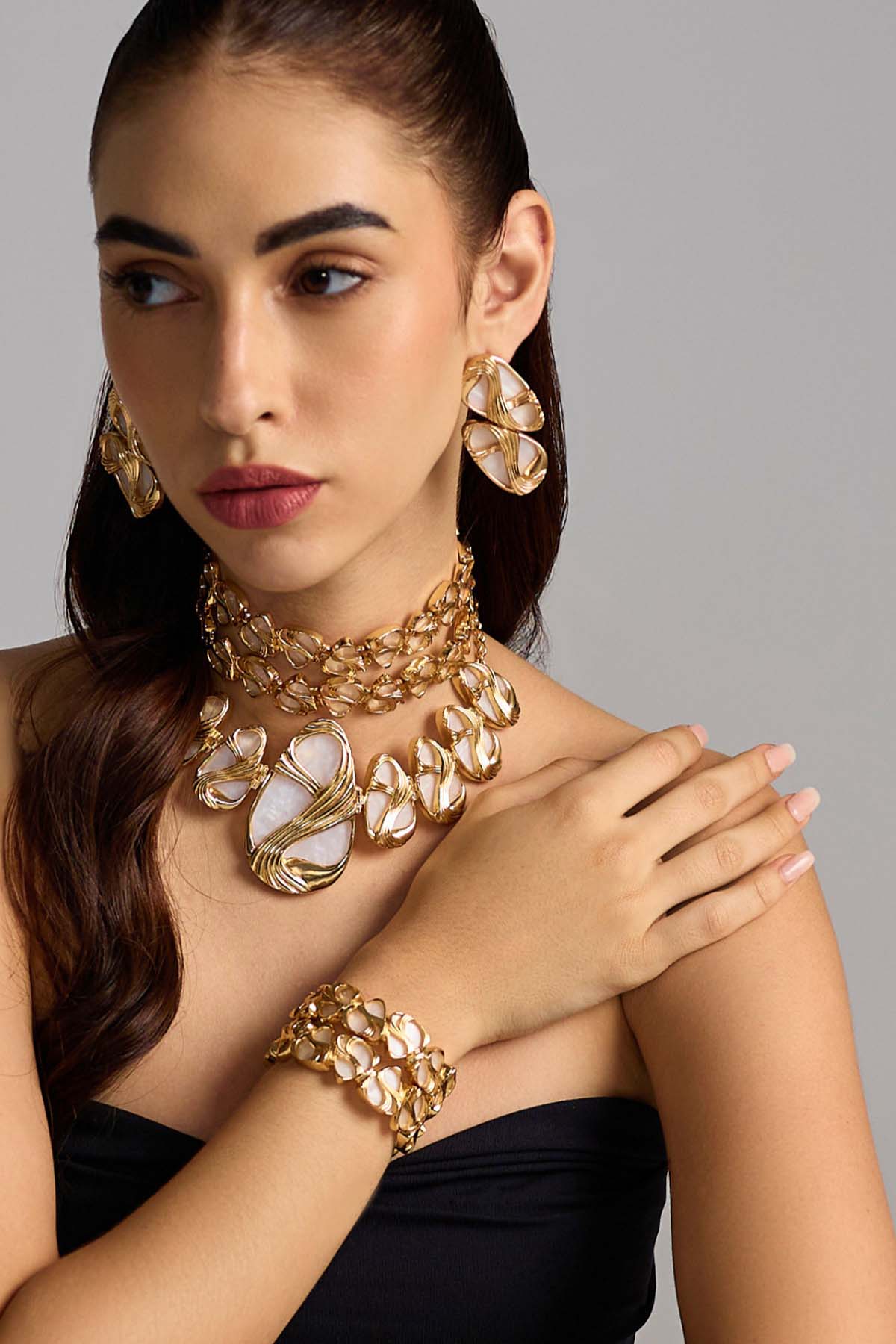 Anaash Trey Cuff indian designer wear online shopping melange singapore