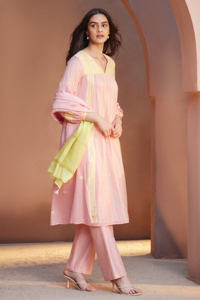 Anita Dongre Aasin Suit Set Blush Indian designer wear online shopping melange singapore