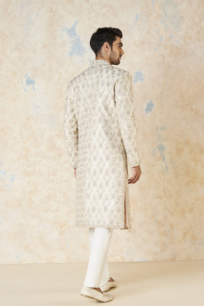 Anita Dongre Aasvik Sherwani Ivory indian designer wear online shopping melange singapore