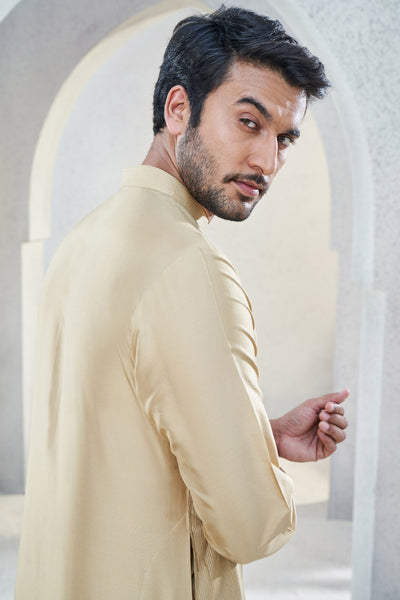 Anita Dongre Menswear Affan Kurta Gold Indian designer wear online shopping melange singapore