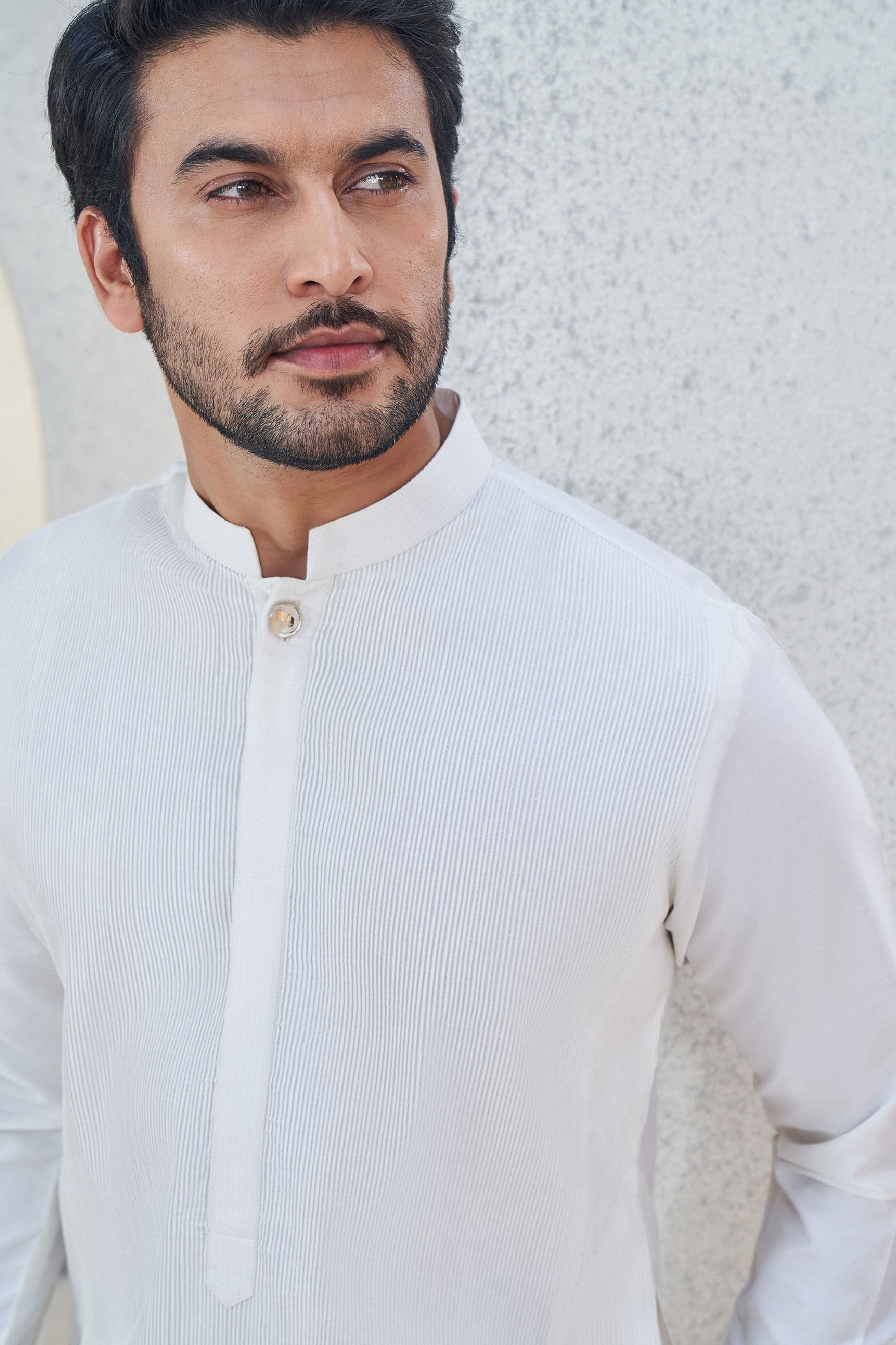 Anita Dongre Menswear Affan Kurta Off White Indian designer wear online shopping melange singapore