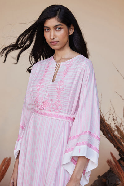 Anita Dongre Alon Dress Pink indian designer wear online shopping melange singapore