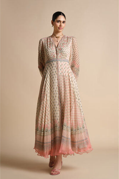 Anita Dongre Alondra Kaftan Blush indian designer wear online shopping melange singapore