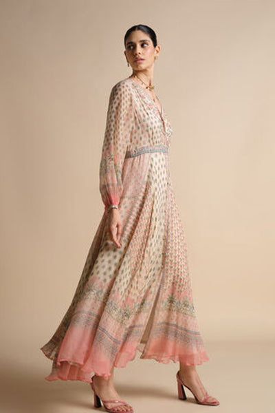 Anita Dongre Alondra Kaftan Blush indian designer wear online shopping melange singapore