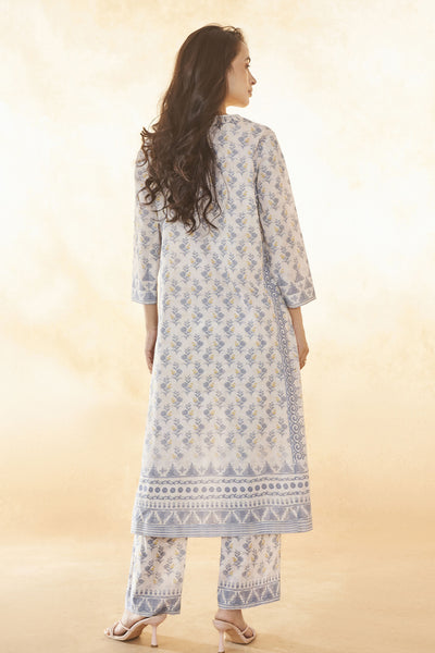 Anita Dongre Aluma Kurta Set Natural Indian designer wear online shopping melange singapore