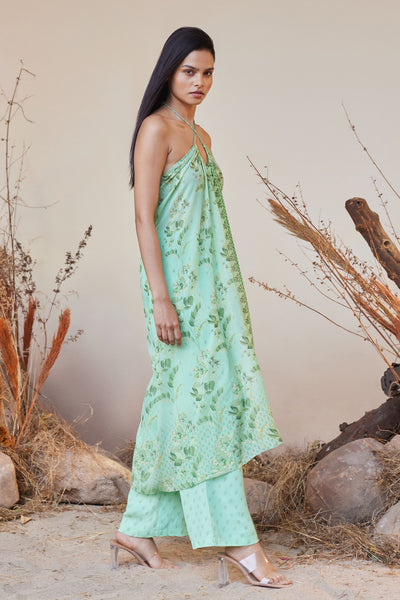 Anita Dongre Alya Pant Set Sage indian designer wear online shopping melange singapore
