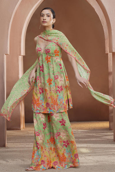Buy ZEBU Women's Half Sleeve Top & Printed Shorts Melange Pack of 1 Night Suit  Set Online at Best Prices in India - JioMart.