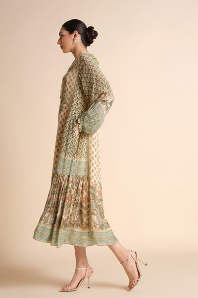 Anita Dongre Archisa Dress Ivory indian designer wear online shopping melange singapore