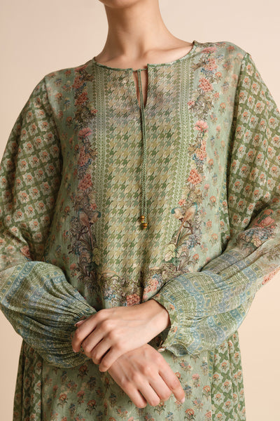 Anita Dongre Archisa Dress Sage indian designer wear online shopping melange singapore